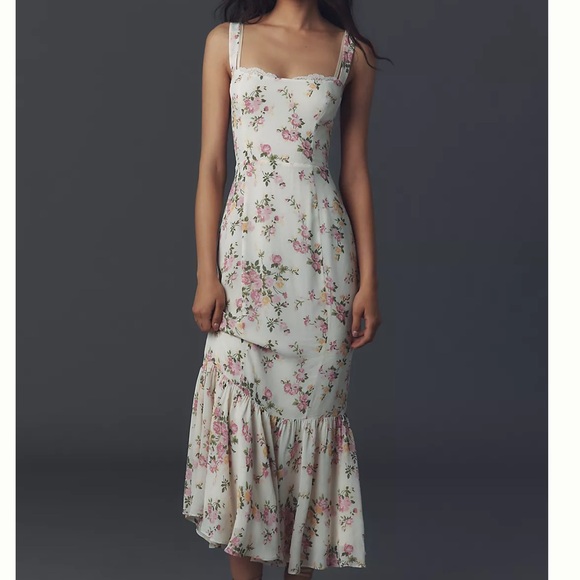 Reformation Dresses & Skirts - Reformation Irisa Midi Dress Posey Size 8